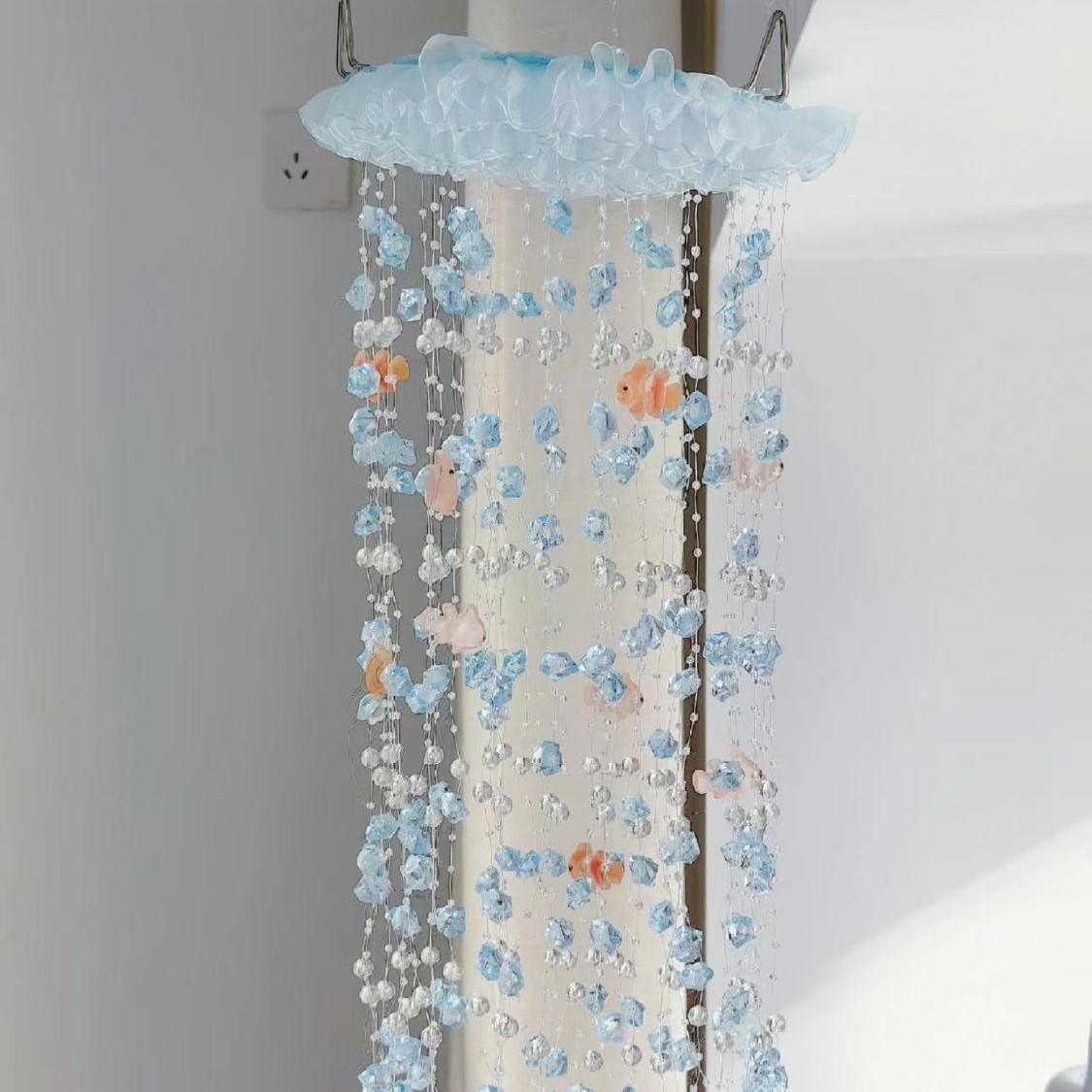 Baby Nursery Decor Girl - Air Koi Courtyard Wiszące Dzwoneczki Wietrzne