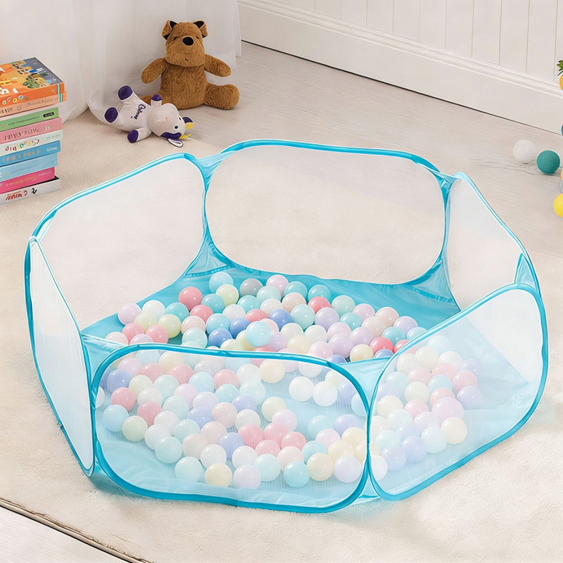 Baby Nursery Boy - Basen z piłeczkami 1.2M, składany, przenośny,