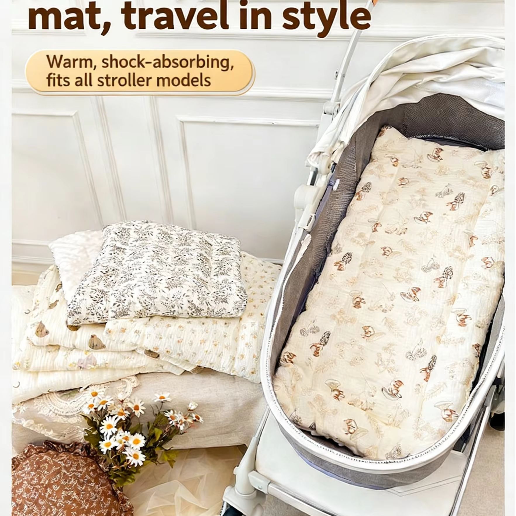 Wkładka do wózka dziecięcego,  – Baby Nursery Trolley recenzja i cena