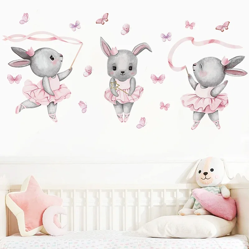 Ręcznie malowany balet Królik  – Baby Girl Nursery Quotes recenzja i cena