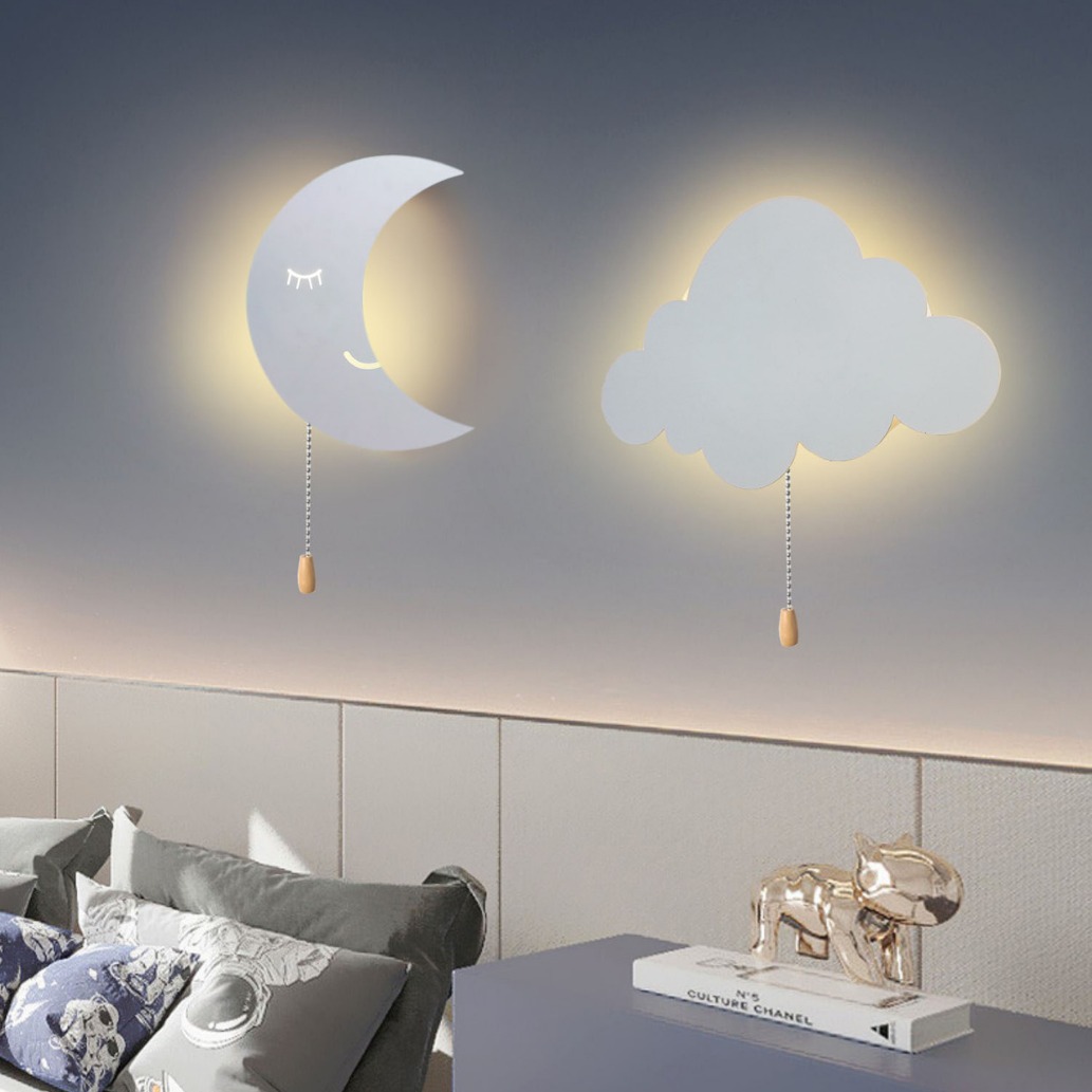 Port USB Ładowanie AA Zasilani – Baby Nursery Wall Lights recenzja i cena
