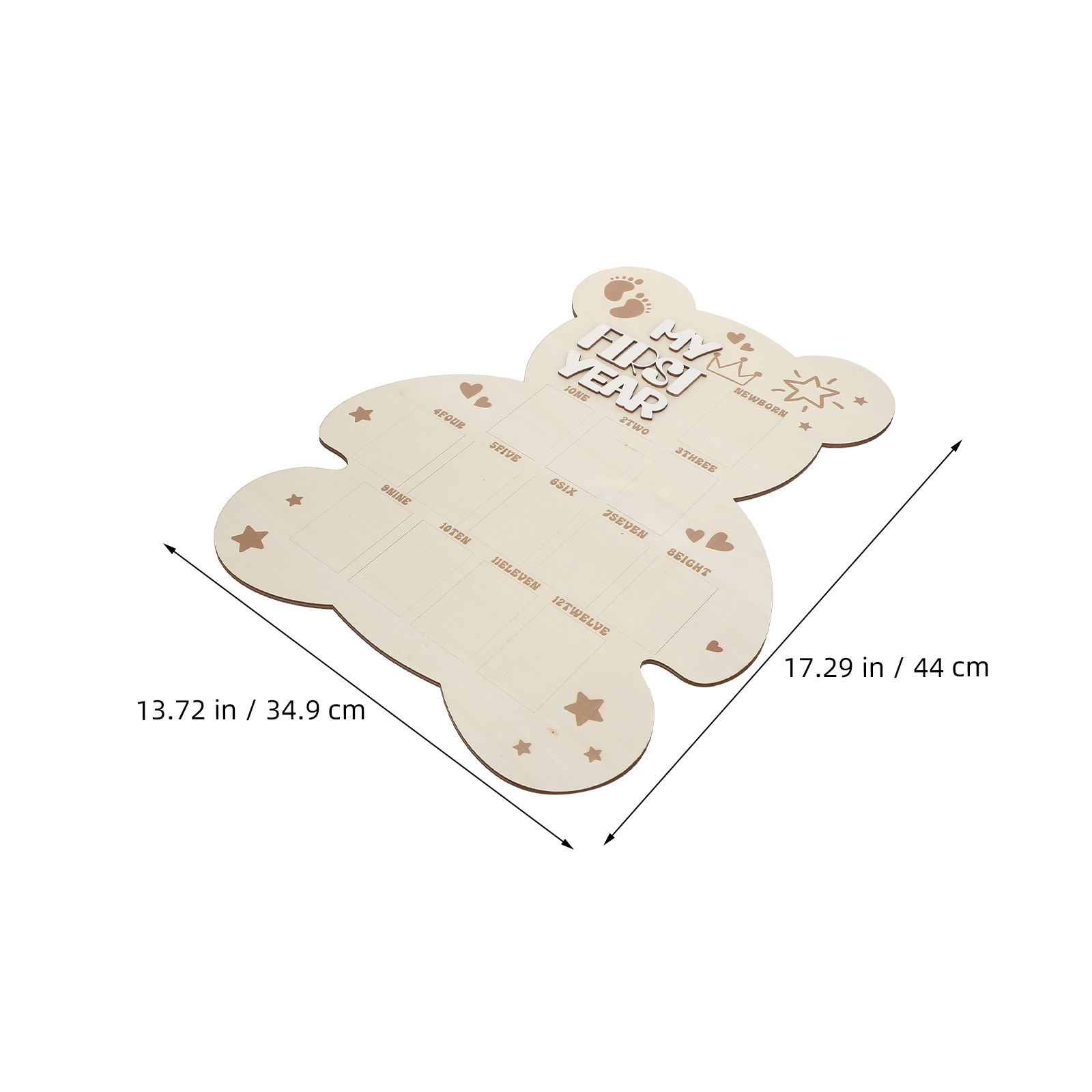 Drewniana tablica do zdjęć now – Baby Nursery Frames recenzja i cena