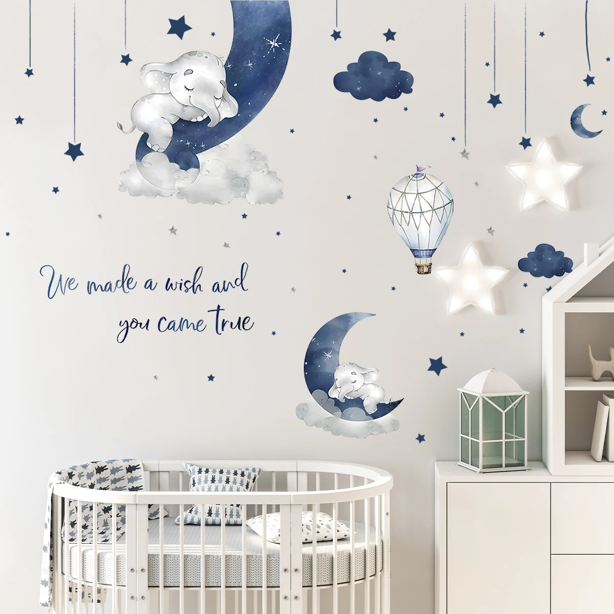1Pc Cartoon Animal Elephant Na – Baby Girl Nursery Quotes recenzja i cena