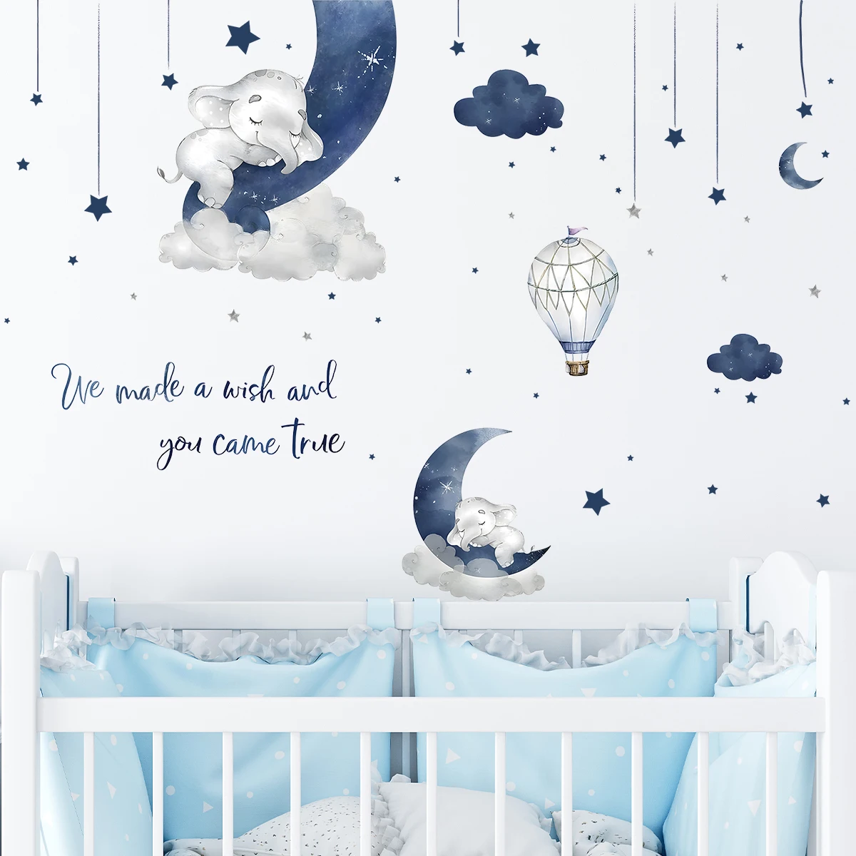 1Pc Cartoon Animal Elephant Na – Baby Girl Nursery Quotes recenzja i cena